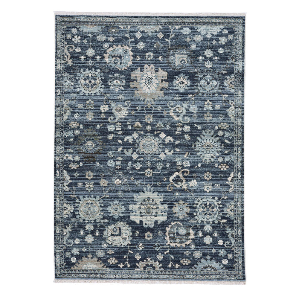 Capel Rugs Alden-ushak Timeless Elegance: Durable, Machine-woven Area Rug In Contemporary Colors For Any Space Blue Fog, Grey 100% Olefin 3944ns02060800473