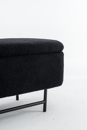 English Elm Bench Versatile Indoor Seating Solution In Elegant Black - Perfect For Living Room, Bedroom & Entryway T3903P372078