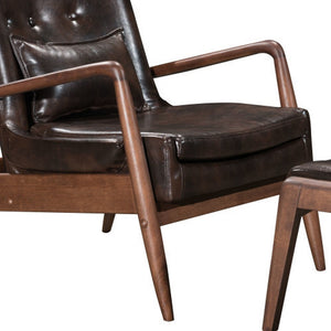 Homeroots 30" Brown Ottoman   394541