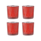 Modern Tree Votive - Set of 4