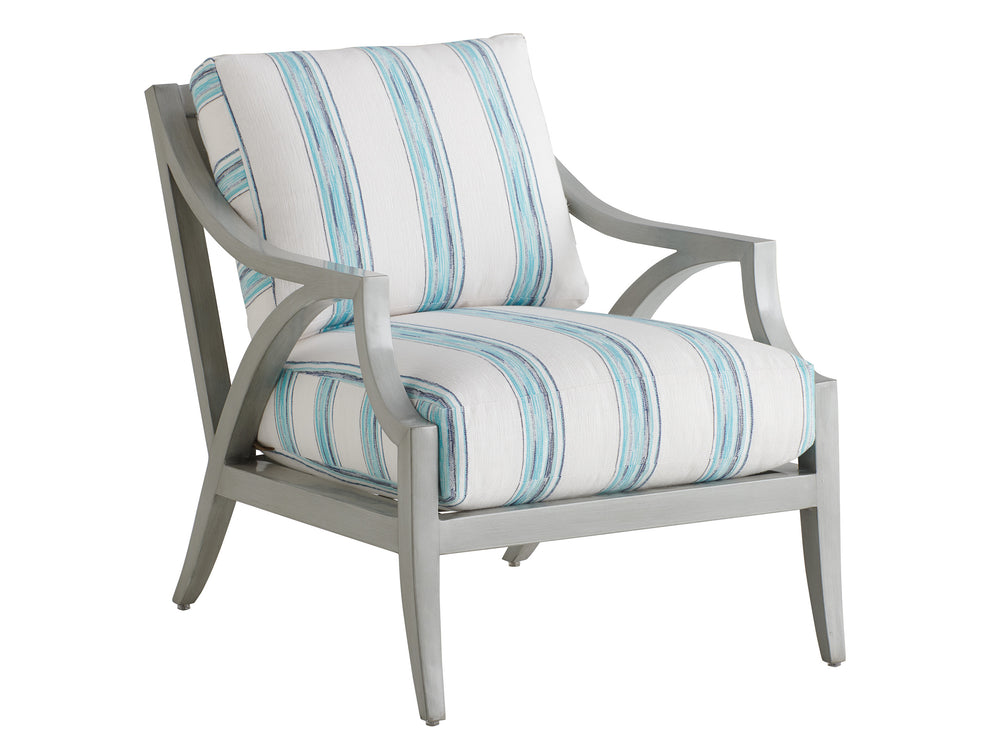 Lexington Tommy Bahama Outdoor 3945-11-40 Elegant Lounge Chair For Outdoor Living - Stylish, Durable Design For Relaxation & Entertaining Gray  3945-11-40
