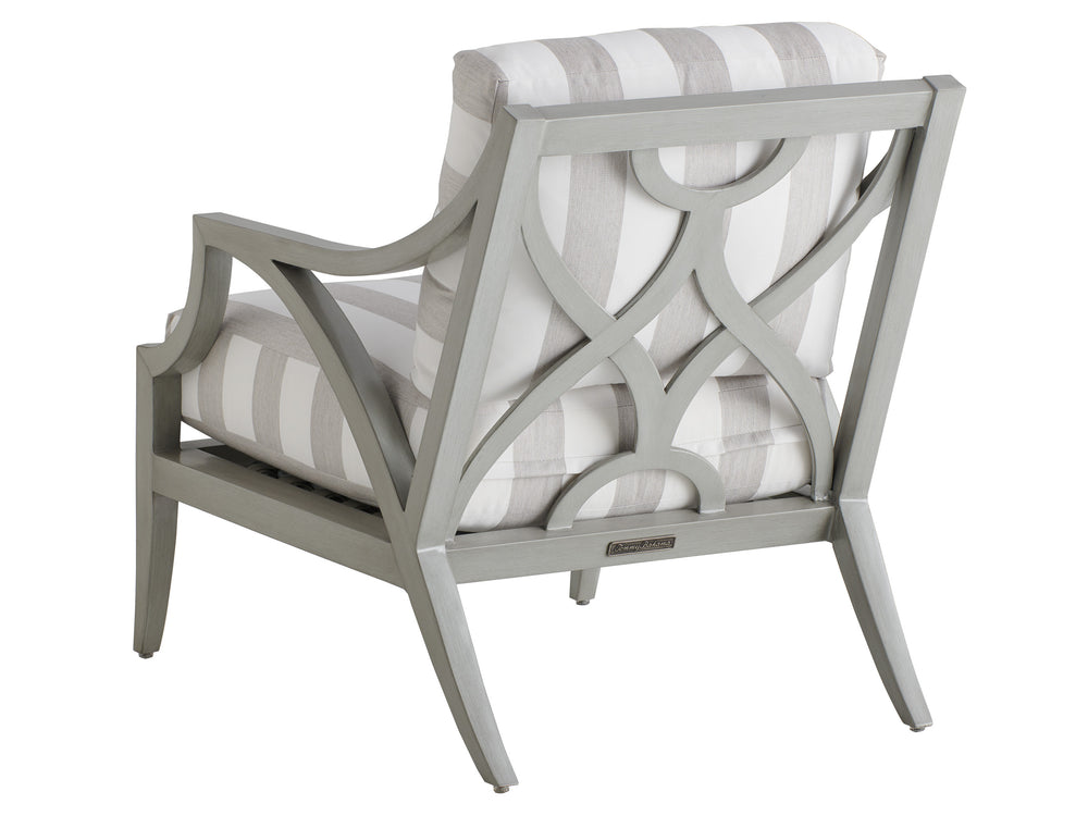 Lexington Tommy Bahama Outdoor 3945-11-41 Stylish Outdoor Lounge Chair With Elegant Aluminum Design For Luxurious Alfresco Living Gray  3945-11-41