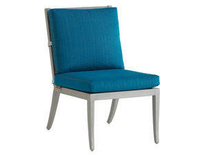 Lexington Tommy Bahama Outdoor 3945-12-40 Elegant Side Dining Chair For Outdoor Relaxation And Entertaining In Sophisticated Style Gray  3945-12-40