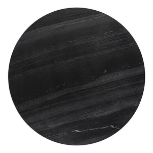 Homeroots 47" Gold Rounded Steel Pedestal Base Dining Table   394616