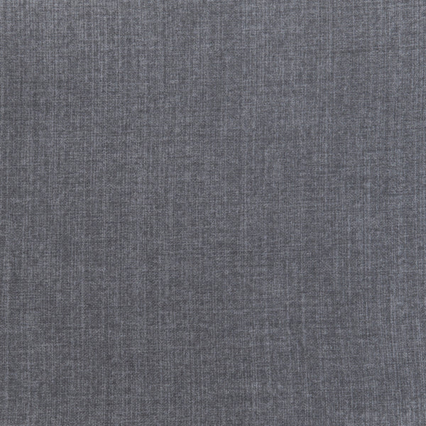 Homeroots Set Of Two Gray And Black Upholstered Fabric Dining Side Chairs  Metal 394712