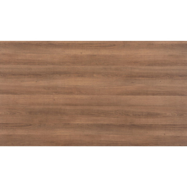 Homeroots 55" Brown And Gray Wood And Steel Dining Table - Stylish, Modern Design Perfect For Family Gatherings   394792