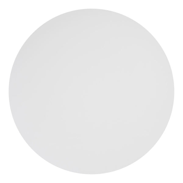 HomeRoots 24" Sleek Black and White Round End Table - Modern Bistro Design for Any Space, Stylish & Functional 394795