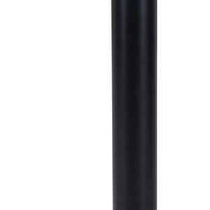 HomeRoots 24" Sleek Black and White Round End Table - Modern Bistro Design for Any Space, Stylish & Functional 394795
