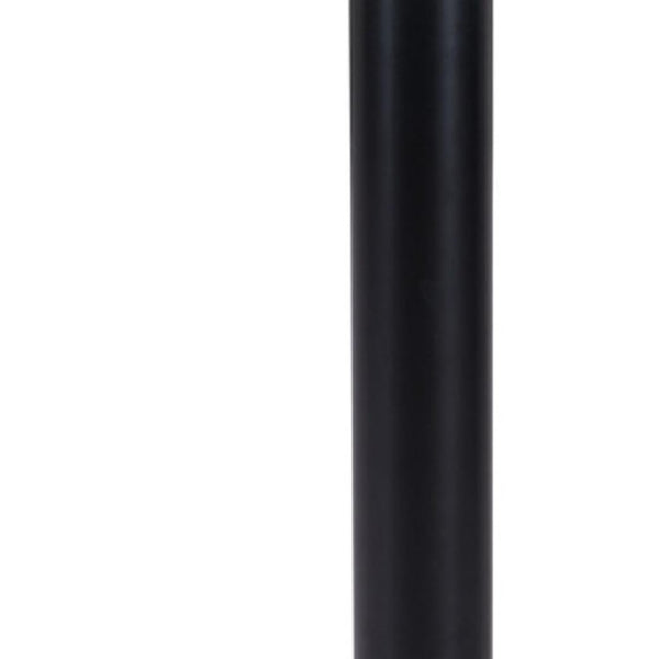HomeRoots 24" Sleek Black and White Round End Table - Modern Bistro Design for Any Space, Stylish & Functional 394795