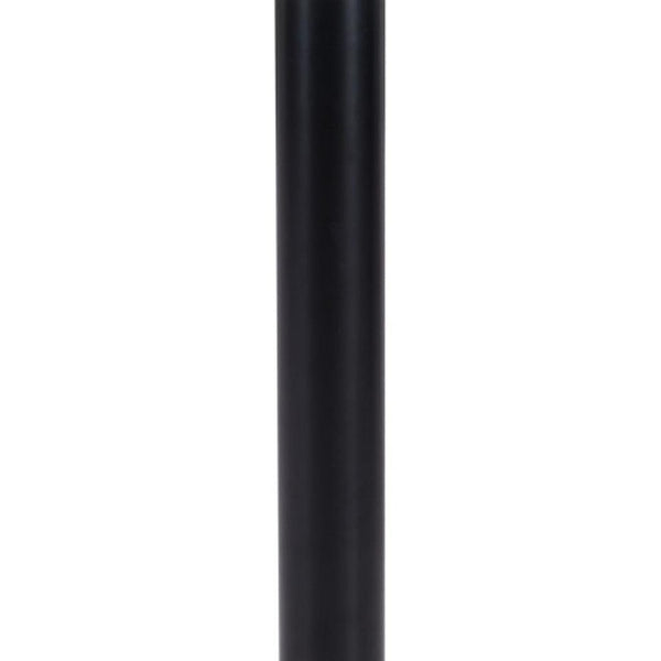 HomeRoots 24" Sleek Black and White Round End Table - Modern Bistro Design for Any Space, Stylish & Functional 394795