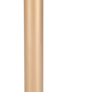 HomeRoots 24" Gold and White Round End Table - Modern Compact Design for Dining, Lounge, or Office Spaces 394796