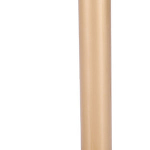 HomeRoots 24" Gold and White Round End Table - Modern Compact Design for Dining, Lounge, or Office Spaces 394796