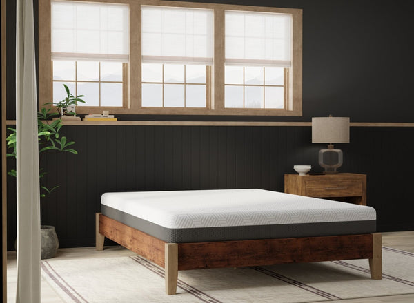English Elm Pur Chill Firm Queen Mattress with Cooling Fabric and Gel Memory Foam Support B337P293548