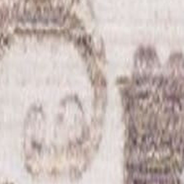 Homeroots 20' Runner Beige And Ivory Medallion Power Loom Distressed Runner Rug  Polyester 394815