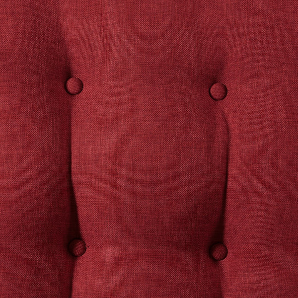 OSP Home Furnishings Tahiti Rattan Swivel Rocker Red