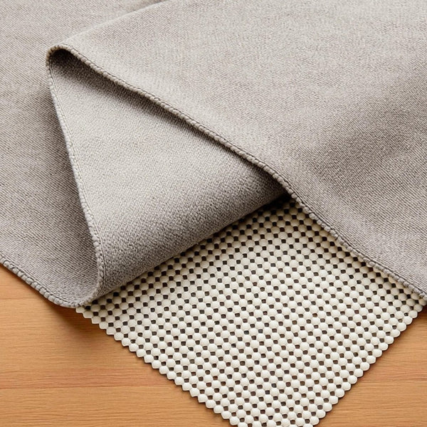 HomeRoots 10' Premium Non-Slip Rug Pad for Ultimate Comfort, Floor Protection, and Enhanced Safety in High-Traffic Areas 9' x 12' 394901