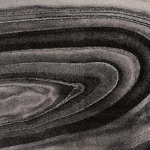 HomeRoots 4' Dark Gray Abstract Area Rug - Modern Illusional Design for Stylish Comfort and Durability 4' X 6' 394985