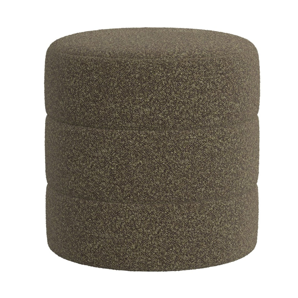 English Elm Soa Woven Fabric Cube Ottoman with Tray Lid and Hidden Storage for Living Rooms Brown B056P416996