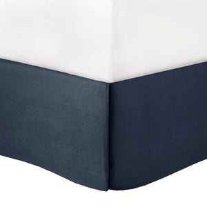 JLA Home Madison Park Essentials - 24 Navy Jacquard Paisley 24-Piece Room in a Bag Set — Elegant Comforter, Curtains, Shams & Decorative Pillows MPE10-982