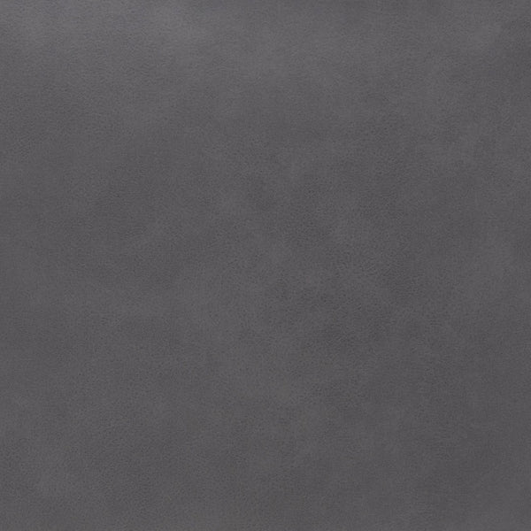 HomeRoots 28" Gray Faux Leather Club Chair - Stylish Upholstered Barrel Design for Comfort & Versatile Decor 395056