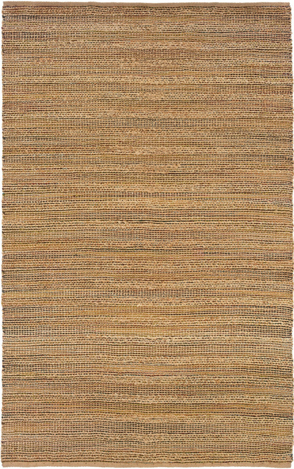 Homeroots 5' X 8' Brown Braided Jute Area Rug  Jute 395094