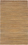 Homeroots 5' X 8' Brown Braided Jute Area Rug  Jute 395094