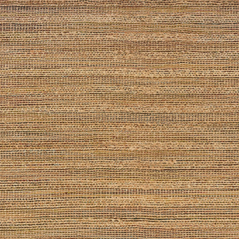 Homeroots 5' X 8' Brown Braided Jute Area Rug  Jute 395094