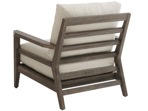 Lexington Tommy Bahama Outdoor 3950-10-40 La Jolla Occasional Chair - Stylish Teak Design With Plush Seating For Outdoor Elegance Taupe  3950-10-40