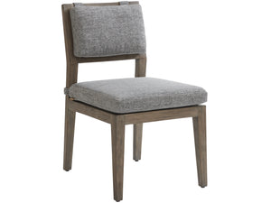 Lexington Tommy Bahama Outdoor 3950-12-40 La Jolla Side Dining Chair: Contemporary Teak Design For Elegant Outdoor Living Spaces Taupe  3950-12-40