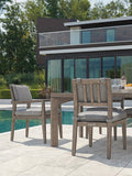 Lexington Tommy Bahama Outdoor 3950-12-40 La Jolla Side Dining Chair: Contemporary Teak Design For Elegant Outdoor Living Spaces Taupe  3950-12-40