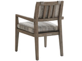 Lexington Tommy Bahama Outdoor 3950 La Jolla Arm Dining Chair - Sustainable Teak, Plush Upholstery & Contemporary Outdoor Elegance Taupe  3950-13-40