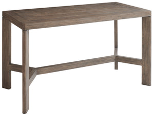 Lexington Tommy Bahama Outdoor 3950-873 La Jolla High/Low Bistro Table - Contemporary Teak Design With Stylish Performance Fabrics Taupe  3950-873