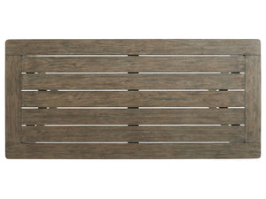 Lexington Tommy Bahama Outdoor 3950-873 La Jolla High/Low Bistro Table - Contemporary Teak Design With Stylish Performance Fabrics Taupe  3950-873