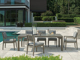 Lexington Tommy Bahama Outdoor 3950-12-40 La Jolla Side Dining Chair: Contemporary Teak Design For Elegant Outdoor Living Spaces Taupe  3950-12-40