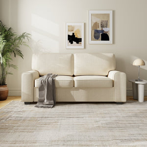 English Elm 69.6" Chenille Upholstered Loveseat with Spring Cushions and Metal Frame for Modern Spaces Beige W3568P431386