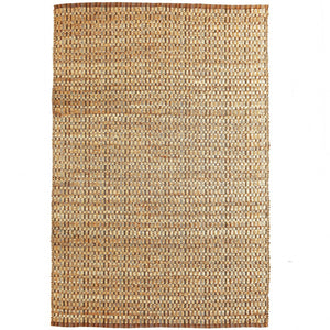 Homeroots 9' X 12' Tan Classic Interwoven Area Rug  Jute 395100