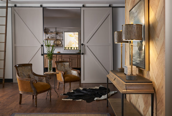 Wildwood Morning Mist Original Oil On Canvas Landscape In Silver Wood Frame — 44.5" Square, Textured Dawn Ambience 395102