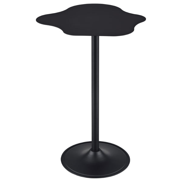 English Elm Fresno Matte Black Metal Cloud Sculptural Bar Table for Home Lounge Cocktail Space B062S01574