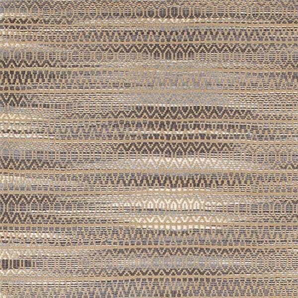 Homeroots 8' X 10' Gray And Tan Striated Runner Rug  Jute 395134