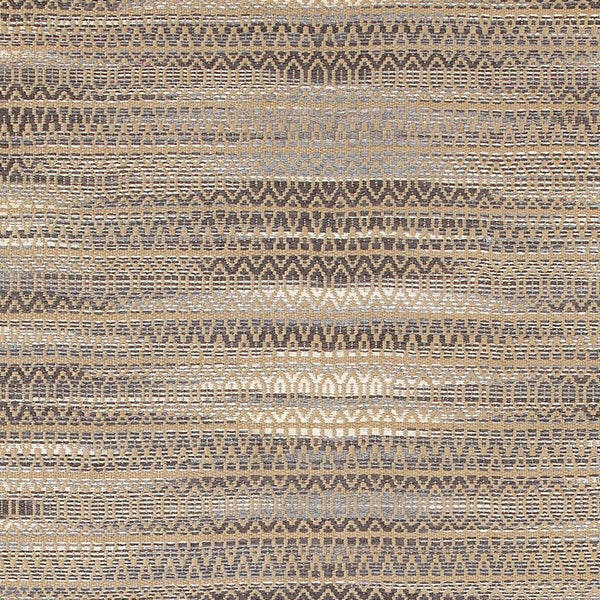 Homeroots 9' X 12' Gray And Tan Striated Runner Rug  Jute 395135