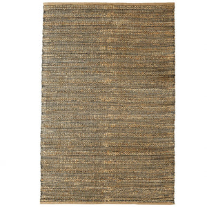 Homeroots 5' X 8' Natural Hand Woven Area Rug  Jute 395136