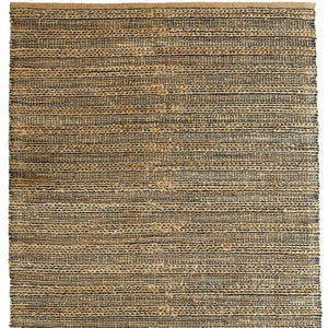 Homeroots 5' X 8' Natural Hand Woven Area Rug  Jute 395136