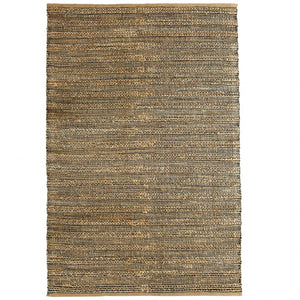 Homeroots 8' X 10' Natural Hand Woven Area Rug  Jute 395137