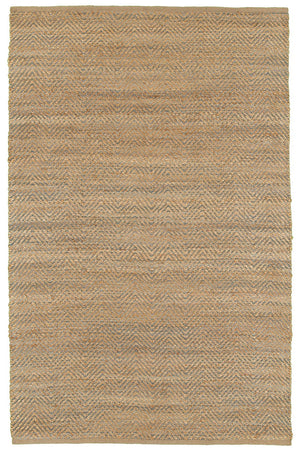 Homeroots 5' X 8' Natural Hand Woven Area Rug  Jute 395144