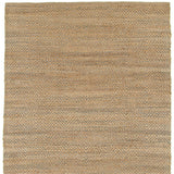 Homeroots 5' X 8' Natural Hand Woven Area Rug  Jute 395144