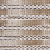 Homeroots 9' X 12' Tan And Gray Detailed Stripes Area Rug  Jute 395155