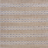 Homeroots 9' X 12' Tan And Gray Detailed Stripes Area Rug  Jute 395155