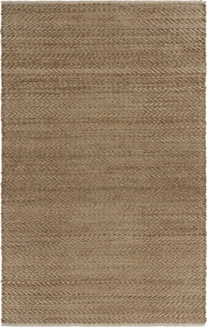 Homeroots 5' X 8' Natural Hand Woven Area Rug  Jute 395159