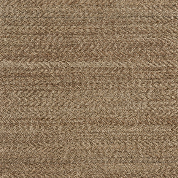 Homeroots 5' X 8' Natural Hand Woven Area Rug  Jute 395159