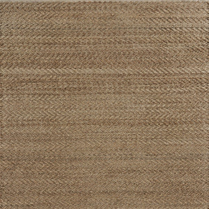 Homeroots 5' X 8' Natural Hand Woven Area Rug  Jute 395159